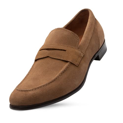 Dark Tan Suede