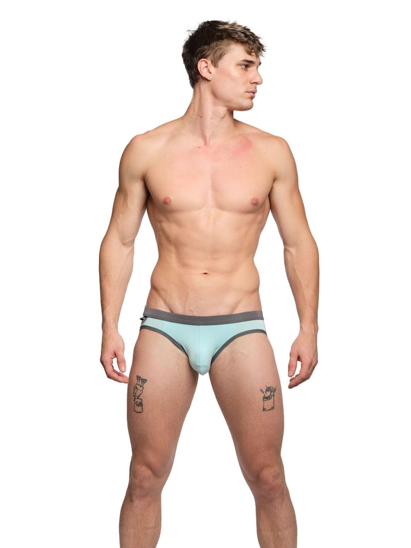 Just The Bones Cloud Y Jock Sky - Comfortable Athletic Underwear for Men - Perfect for Running, Gym Workouts & Everyday Wear