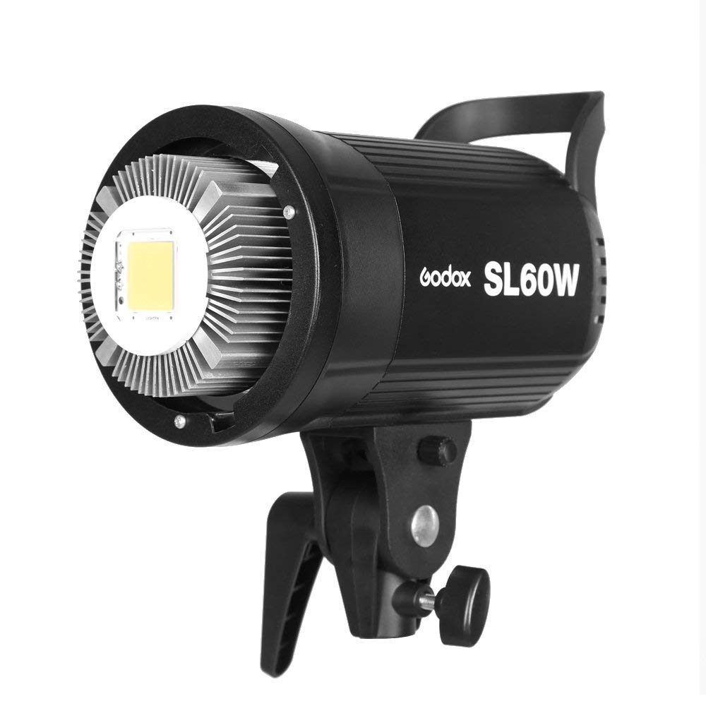 GODOX SL-60W 5600K LED Video Light Kit with Softbox, Light Stand & Honeycomb Grid - 60x60cm Studio Lighting for Photography, YouTube Videos, Live Streaming (2-Pack)