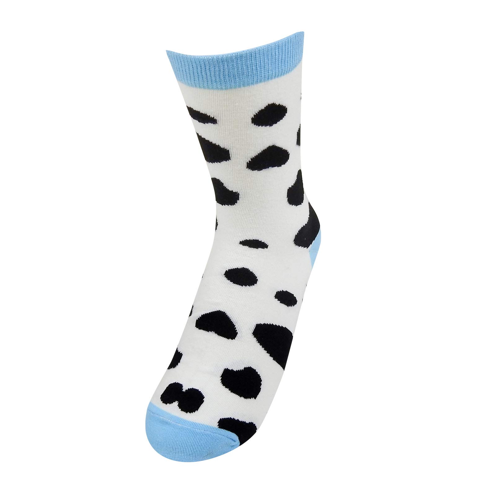 Women's Cool Animal Print Fun Comfortable Crew Socks - Pack of 3 Pairs - Soft Cotton Blend for Daily Wear, Gym, Workout & Casual Outfits (FBA)