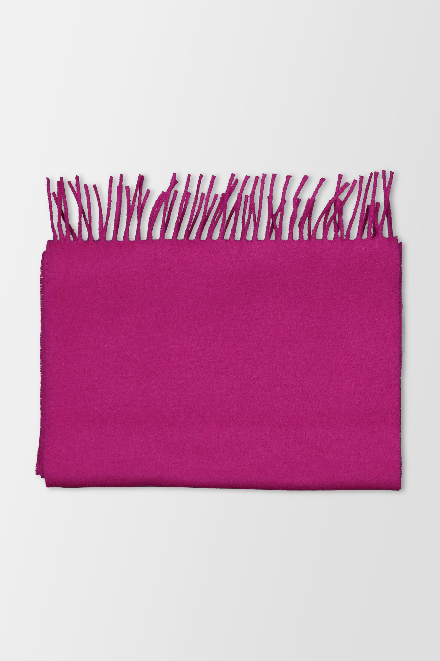 Joshua Ellis Fuchsia Classic Tassel Hem Scarf - Soft Luxury Cashmere Wrap for Women - Perfect for Winter Fashion, Office Wear & Evening Outfits