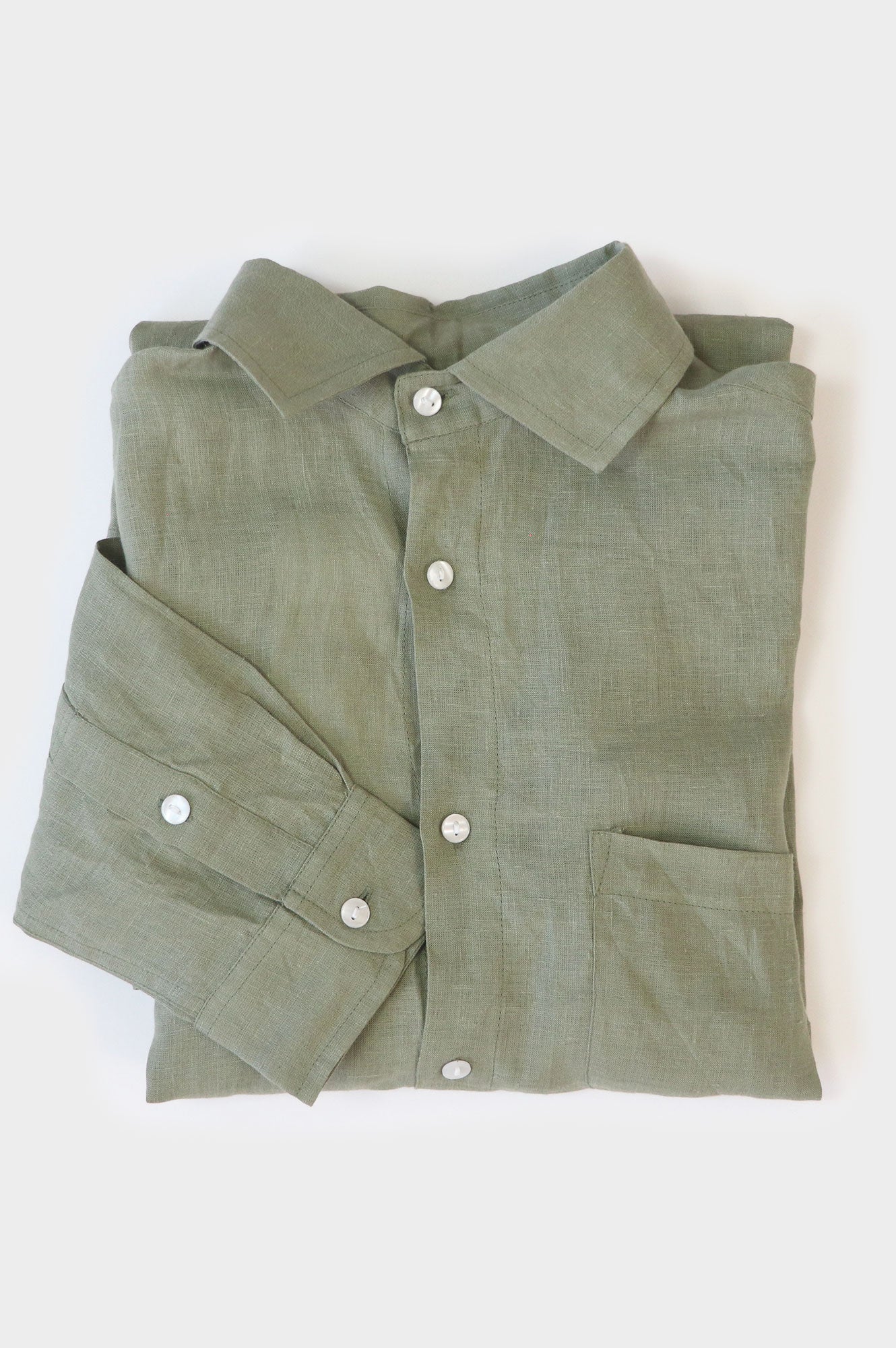 Men's Holiday Linen Shirt - Breathable Summer Casual Button Down Shirt in Khaki | Perfect for Beach Vacation, Tropical Getaway & Outdoor Activities