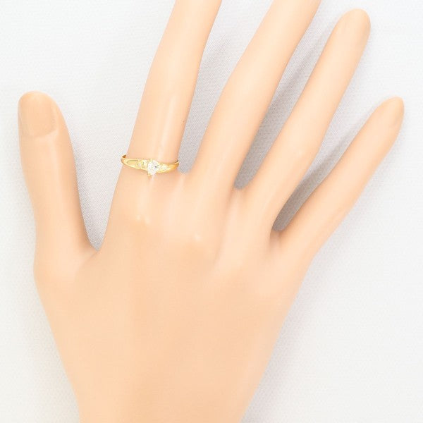 18K Yellow Gold Diamond Ring for Women - Elegant Solitaire Engagement & Wedding Band - Perfect for Proposals, Anniversaries & Special Occasions