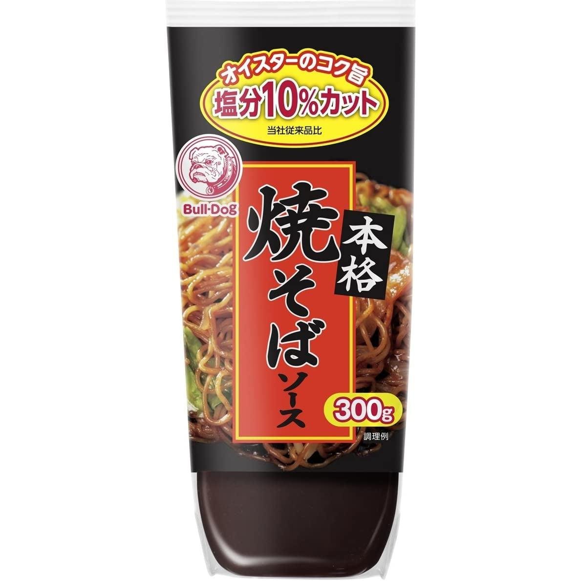 Authentic Japanese Yakisoba Sauce by Bull Dog - 300g | Perfect for Stir-Fry Noodles, Okonomiyaki & Homemade Japanese Dishes