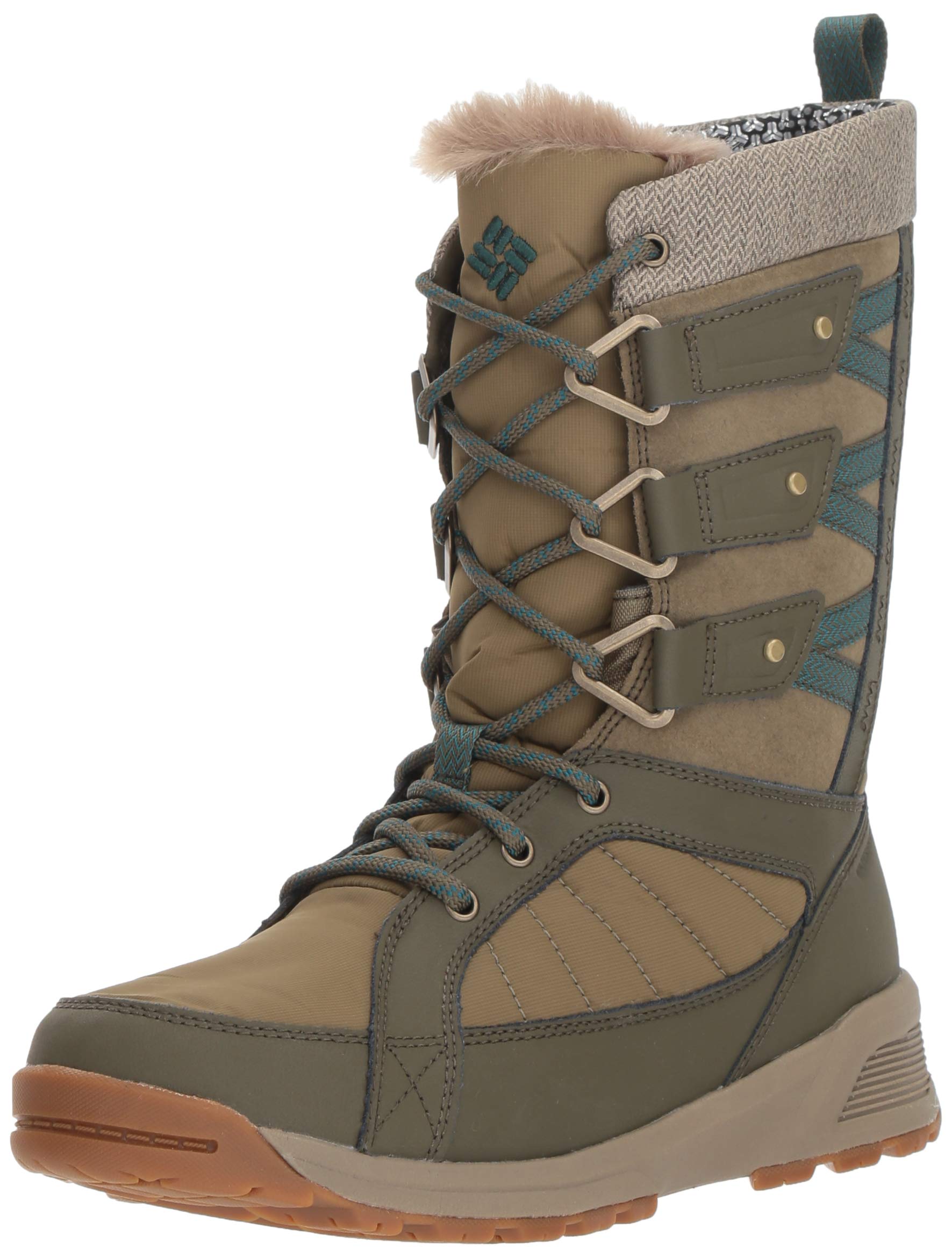 Columbia Women's Meadows Omni-Heat 3D Mid Calf Boot - Waterproof Winter Snow Boots with Reflective Lining for Hiking, Walking & Cold Weather Outdoor Activities