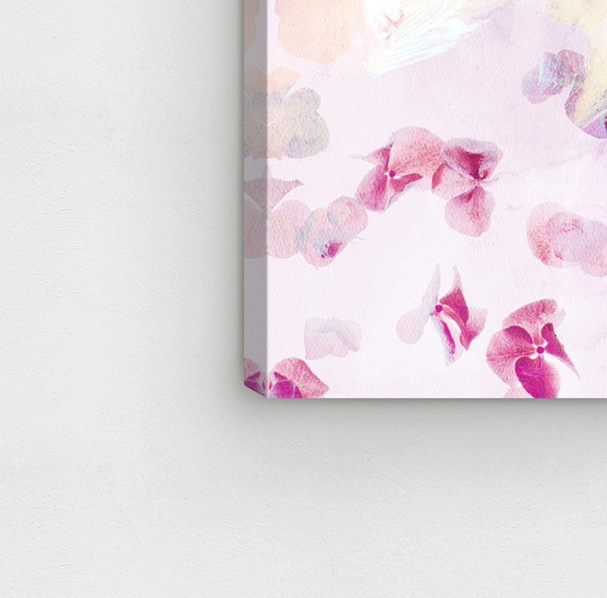 Oliver Gal Artist Co. Floral Wall Art Canvas Print - 'Cascading Flowers' Pink & Purple Botanical Painting - 30x45 Inch Modern Home Decor for Living Room, Bedroom & Office