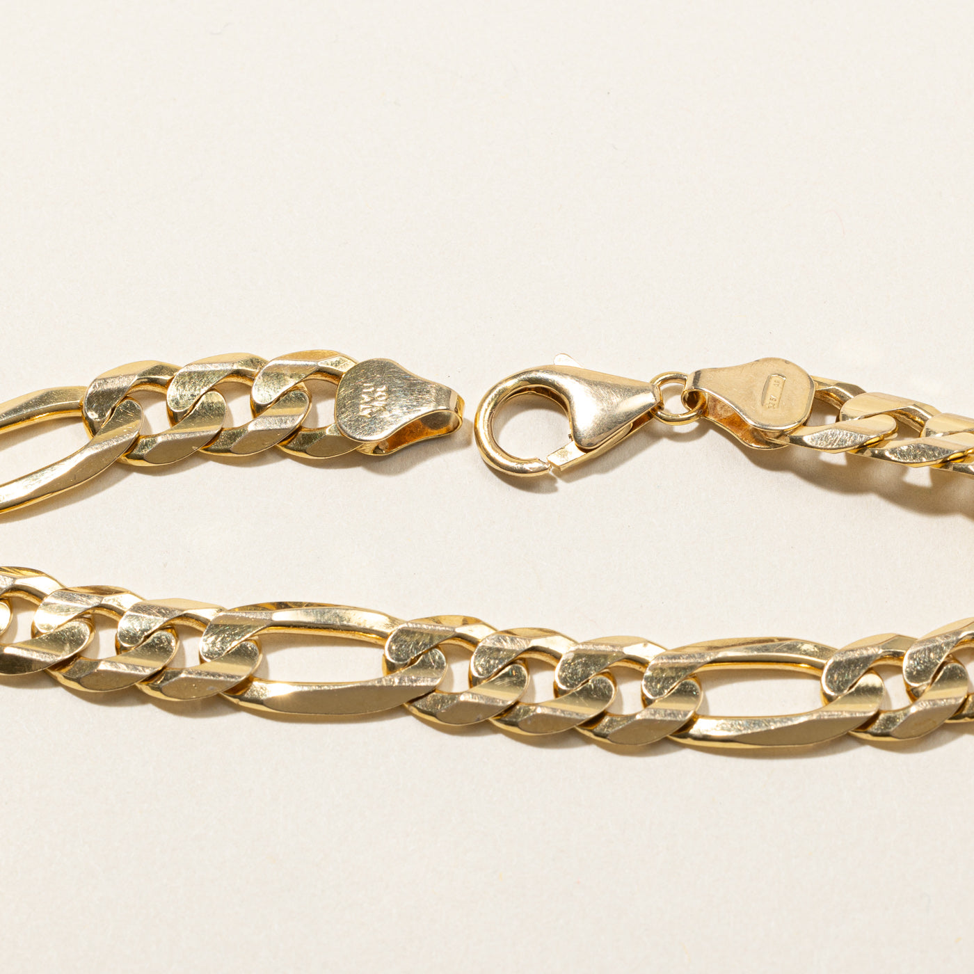 Figaro Link Chain Bracelet for Women - 8 Inch Stainless Steel Adjustable Bracelet | Elegant Jewelry Gift for Her | Perfect for Parties, Weddings & Everyday Wear