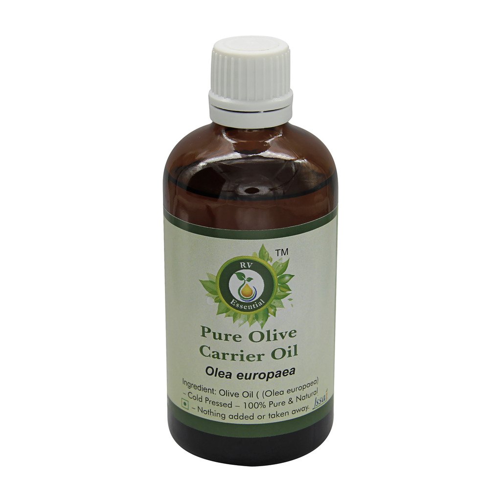 Pure Olive Carrier Oil 50ml - 100% Natural Olea Europaea for Skin & Hair Care - Massage, Aromatherapy & DIY Beauty Products
