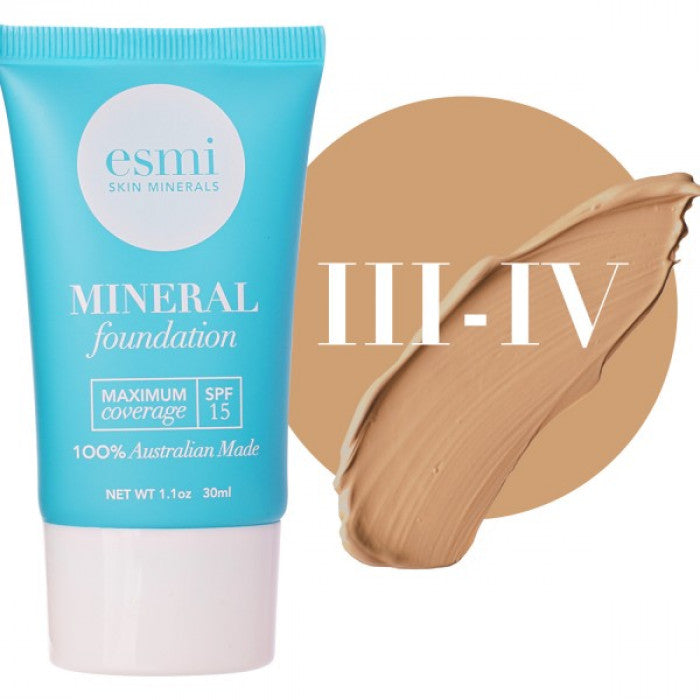 esmi Mineral Foundation Shade III & IV - Natural Vegan Loose Powder Makeup for Flawless Coverage | Perfect for Daily Wear & Special Occasions