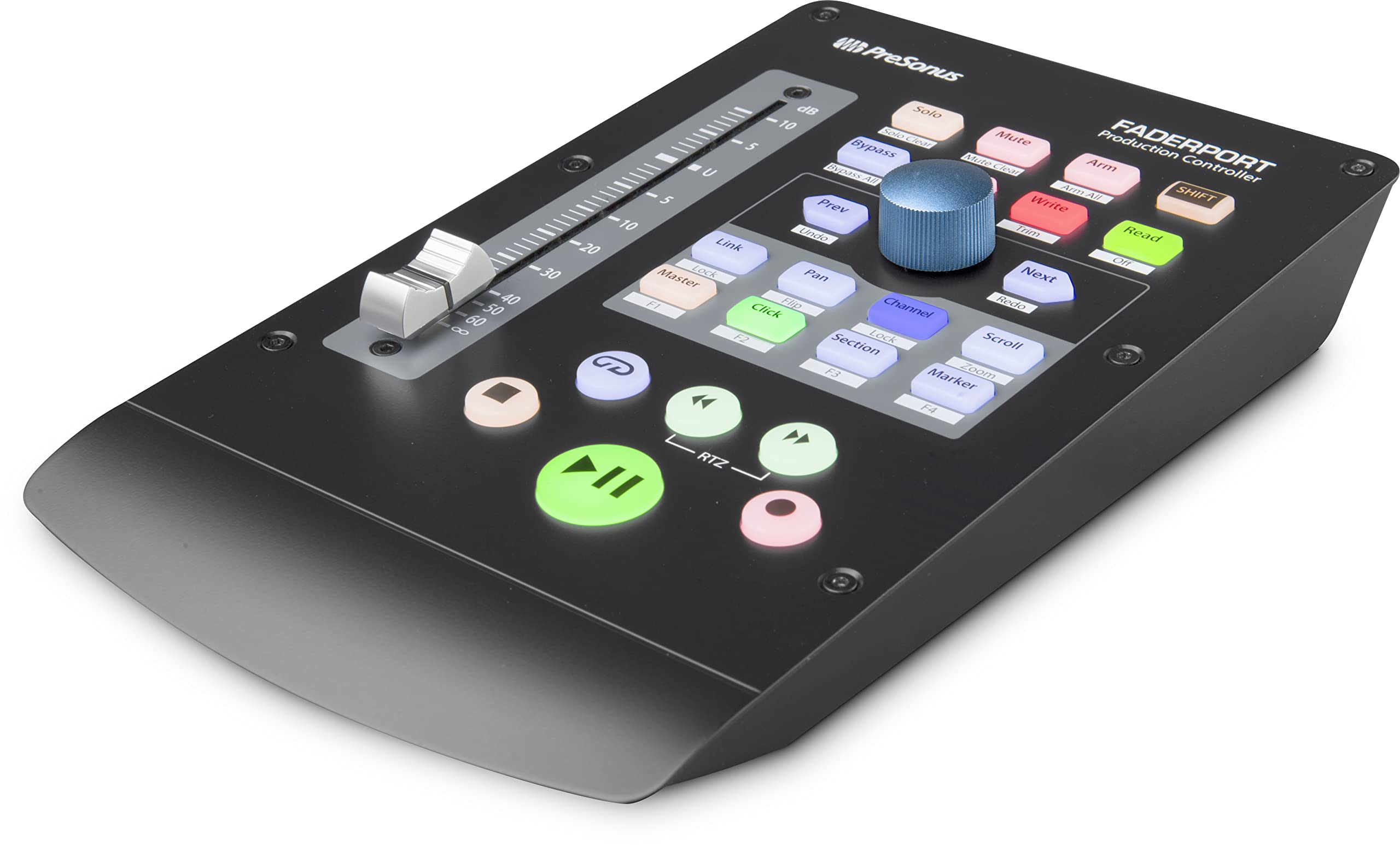 PreSonus Faderport USB DAW Controller with Studio One Artist & Ableton Live Lite - Professional Music Production Control Surface for Recording, Mixing & Home Studio Use