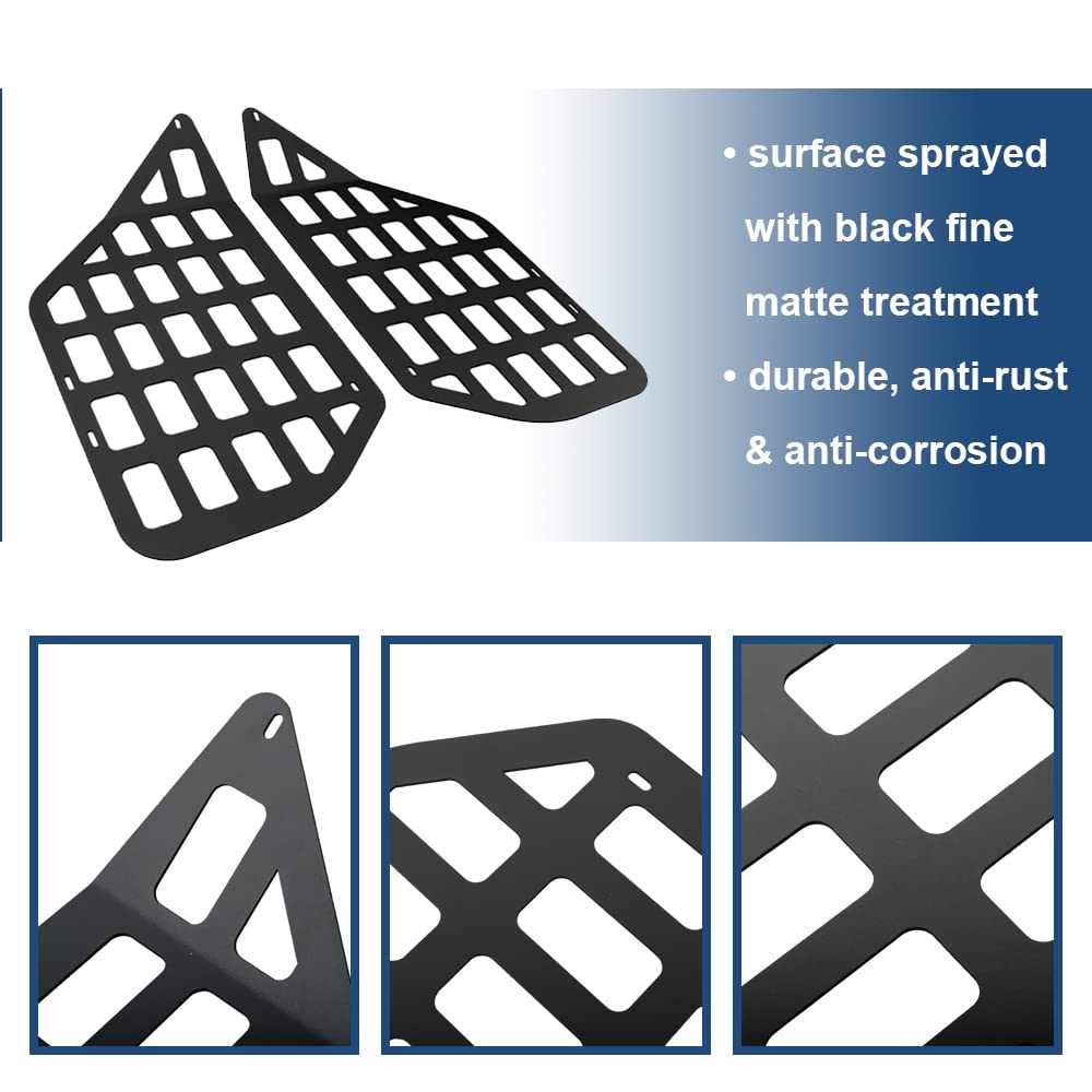Toyota 4Runner Rear Window MOLLE Panels (2010-2024) | Modular Storage System for Cargo Organization | Durable Trunk Rack Accessories | Perfect for Camping, Off-Roading & Gear Storage