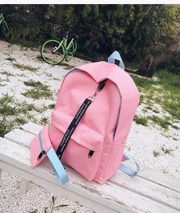 Stylish Waterproof Women's Backpack - Korean Design Drawstring Chain Bag for Travel, College & Office - Perfect for Laptop & Daily Use