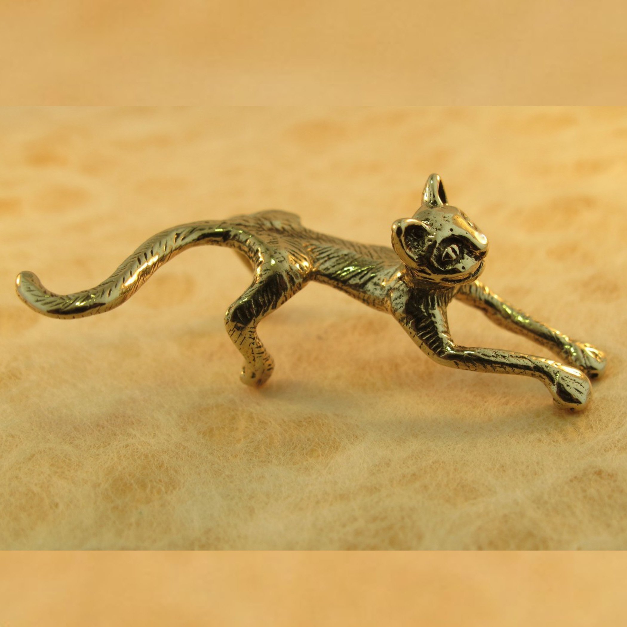 Bronze Crawling Cat Ear Cuff - Non-Pierced Cat Earring Wrap | Fashion Statement Jewelry for Cat Lovers | Perfect for Parties, Cosplay & Everyday Wear