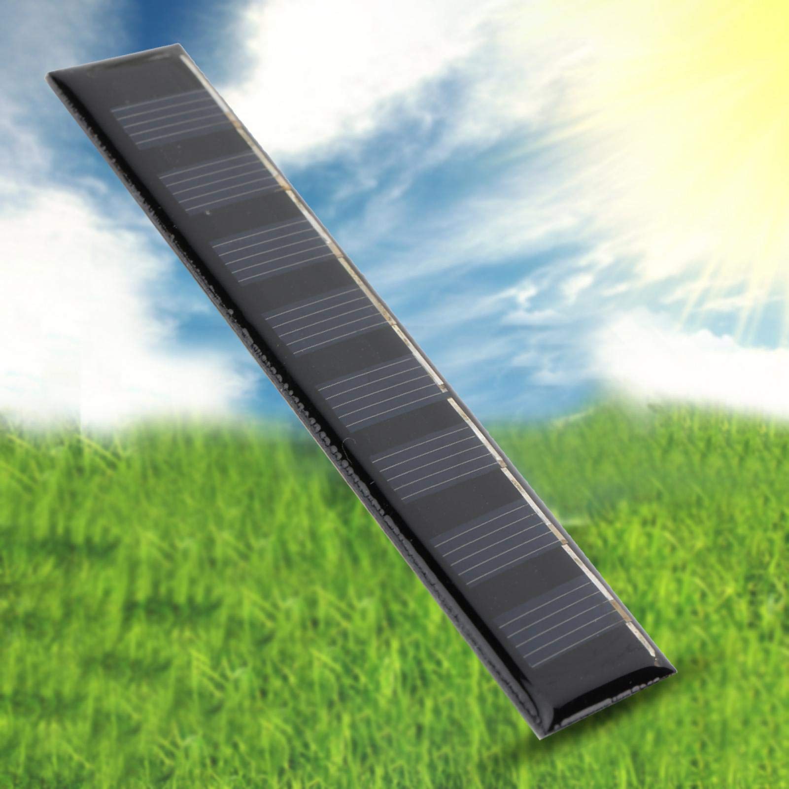 Portable Solar Panel Kit - 6 Pack 2.4V/3V Emergency Solar Charger for Outdoor Activities | Waterproof Polysilicon Solar Modules for Camping, Hiking, Rock Climbing & Power Outages