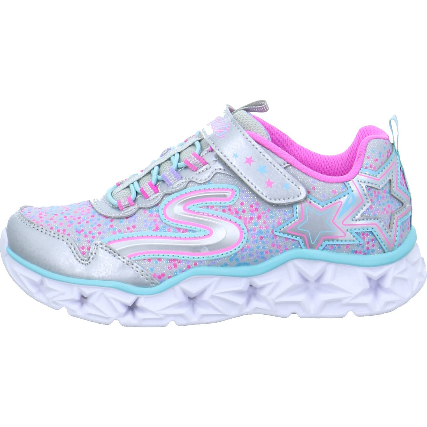 Skechers Galaxy Lights Girls' Sneakers - Light Up Shoes for Kids, Comfortable & Stylish for School, Play & Everyday Wear