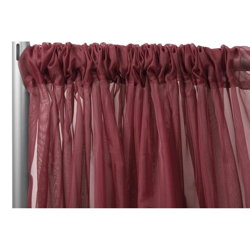 Flame Retardant Voile Drape 10ft x 118