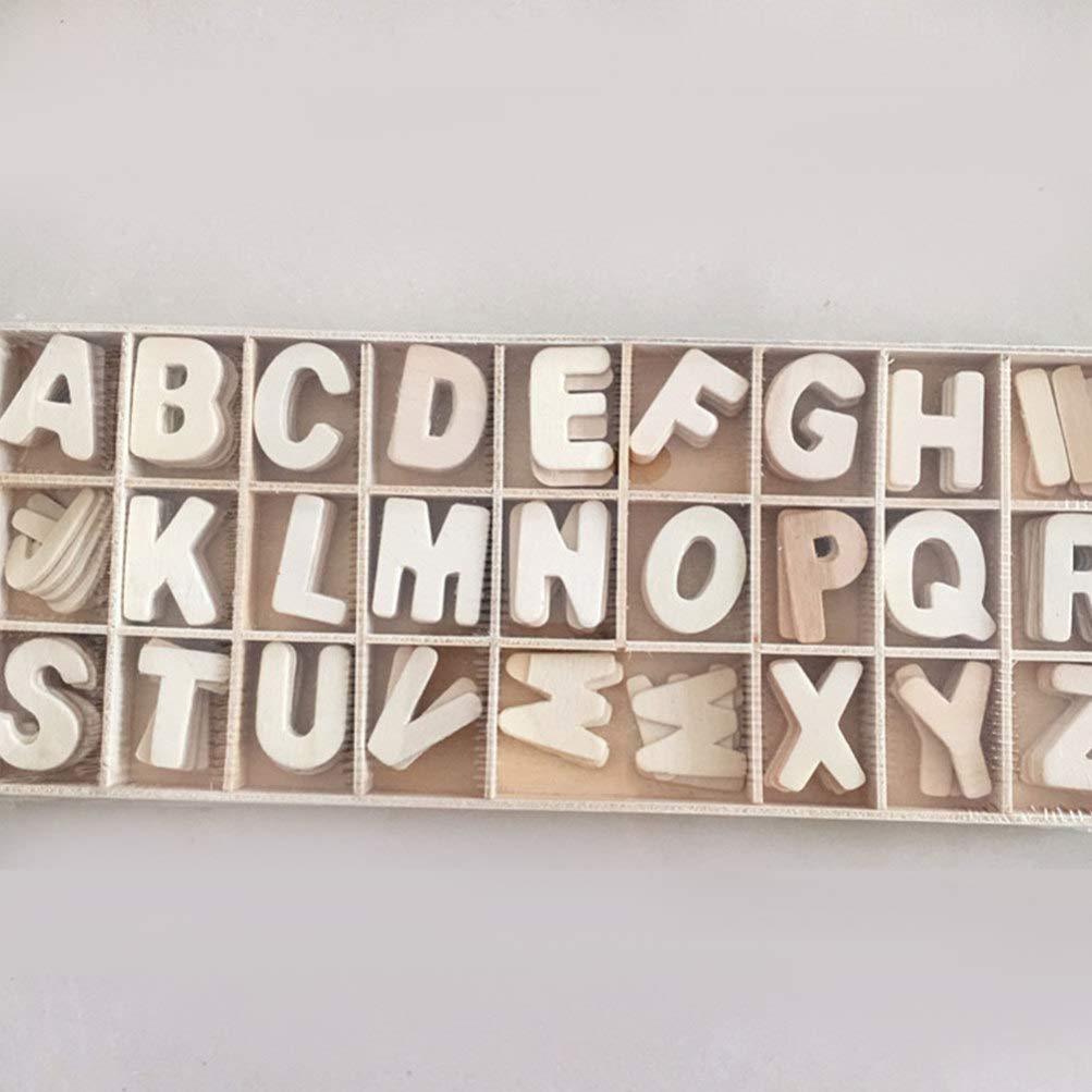 216 Pcs Wooden Alphabet Letters & Numbers for DIY Crafts - Wedding, Birthday, Home Decor Display with Storage Box - Perfect for Table Centerpieces, Party Backdrops, Scrapbooking & Nursery Wall Art