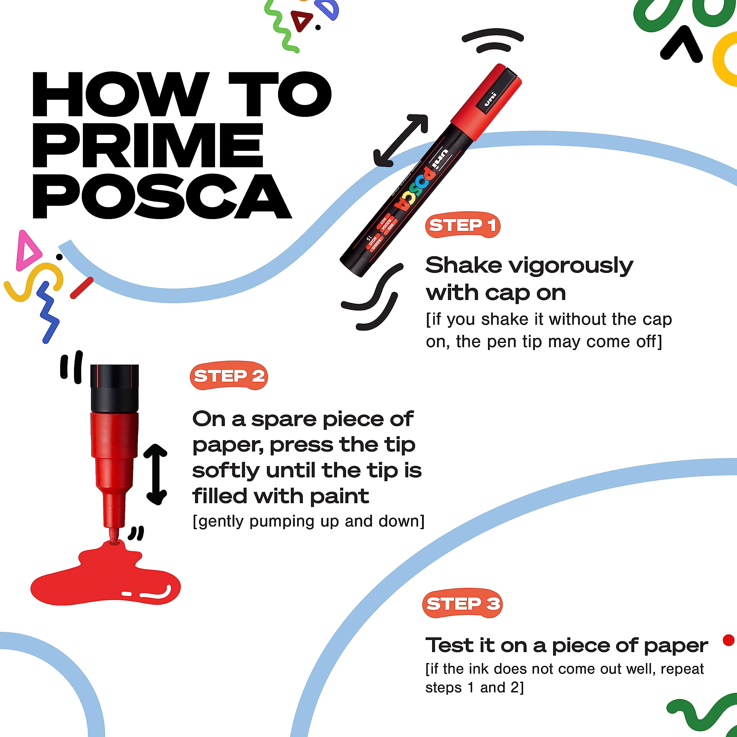 Posca Marker 8K Fluorescent Green - Premium Art Paint Pens for Artists, Students & DIY Crafts | Perfect for Rock Painting, Fabric Art, Canvas, School Projects & Creative Designs