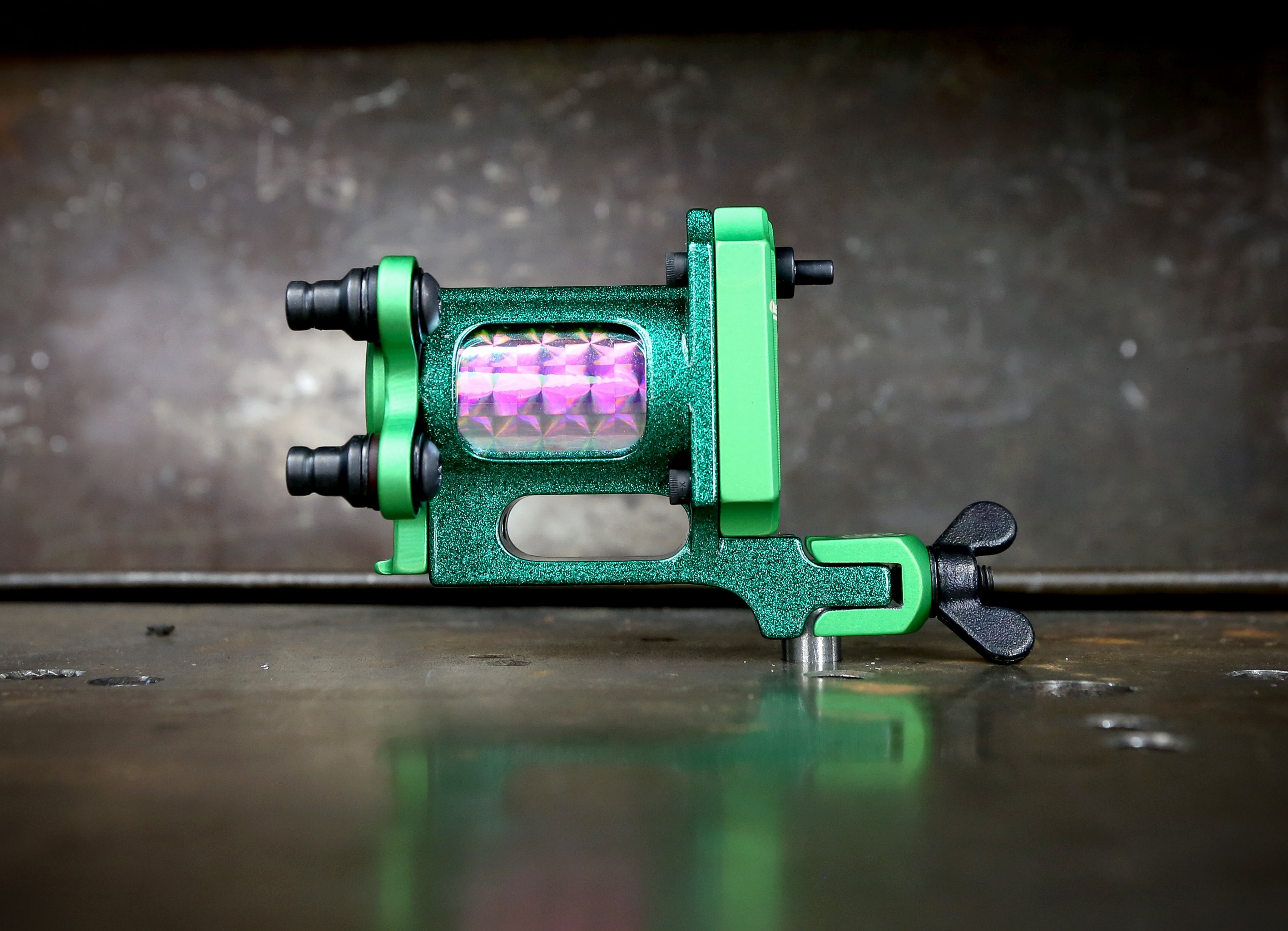 Limited Pike x Rogers Slider Rotary Fishing Reel - Lime x Illusion Green Color | Smooth Casting for Freshwater & Saltwater Fishing | Perfect for Bass, Trout and Walleye Angling