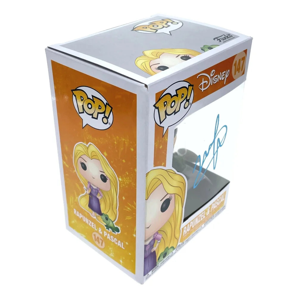 Mandy Moore Autographed Tangled Funko Pop #147 - Rapunzel & Pascal Signed Collectible with JSA COA - Perfect for Disney Fans, Movie Memorabilia Collectors & Gift Giving