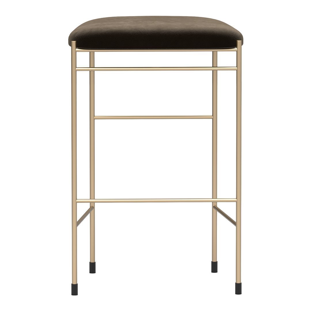 Modern Bar Stools for Kitchen Island & Counter - Adjustable Height Swivel Stools with Backrest - Perfect for Home Bar, Breakfast Nook & Dining Room