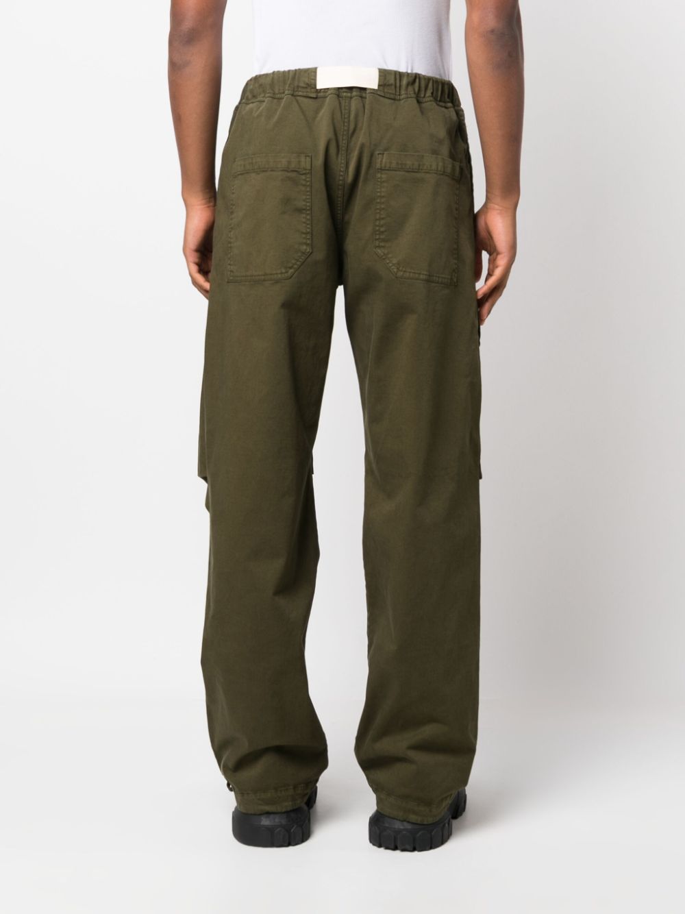 DARKPARK Men's Casual Green Trousers - Comfortable Stretch Pants for Outdoor Activities & Daily Wear