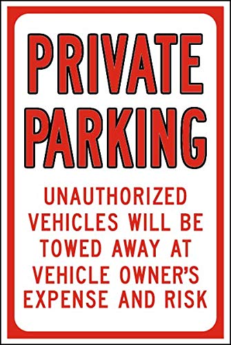 Vinyl Stickers Bundle - Safety & Warning Signs, Warehouse Stickers, Private Parking Violators Towed Sign (3.5