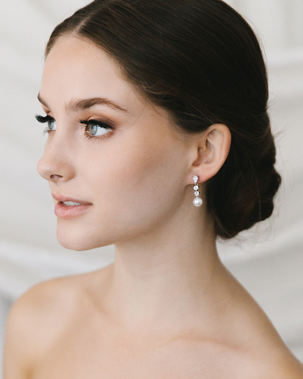 Bailey Pearl Drop Earrings for Women - 925 Sterling Silver Dangle Earrings with Freshwater Pearls - Elegant Jewelry Gift for Wedding, Party & Special Occasions