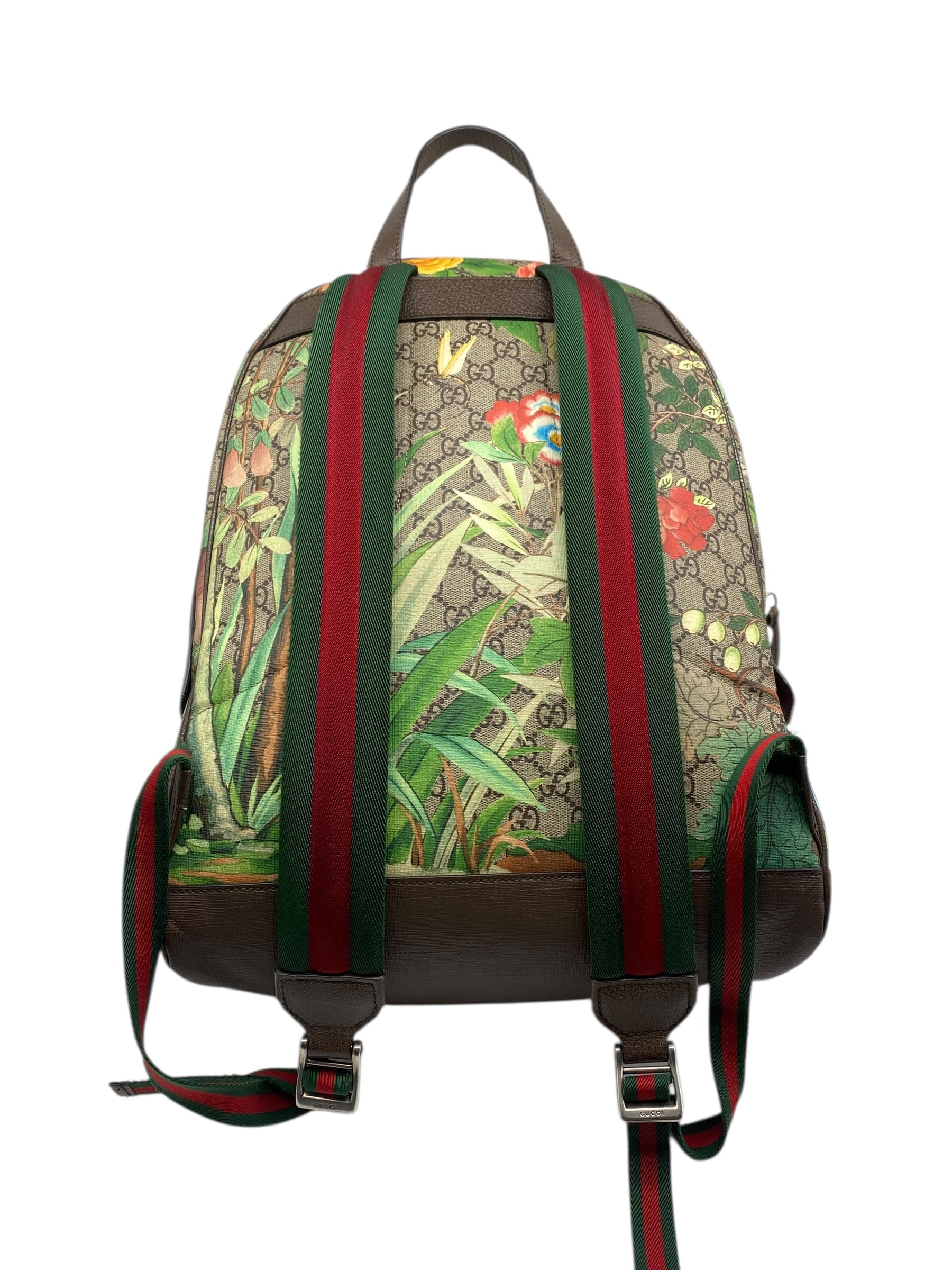 Gucci Tian GG Supreme Backpack for Women & Men - Luxury Designer Backpack with Monogram Pattern - Perfect for Travel, Work & School