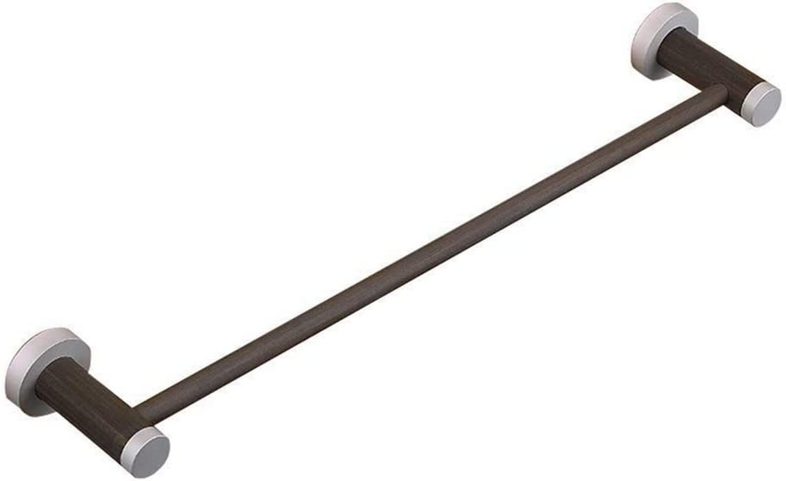 Single Layer Towel Rack - Modern Bathroom Towel Holder with Screw Embedded Installation | Black Minimalist Towel Bar for Bathroom, Hotel & Home Use | Space-Saving Toilet Hanging Rod