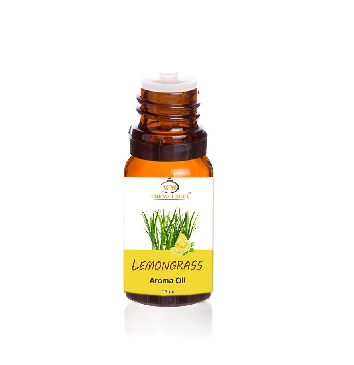 THE WET MUD Lemongrass Essential Oil Diffuser - 15ML Aromatherapy Oil for Relaxation, Stress Relief & Home Fragrance