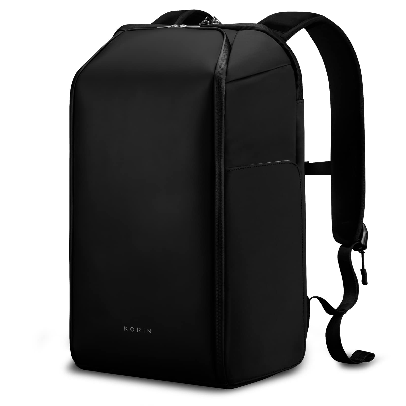 KORIN ClickPackPro Anti-Theft Laptop Backpack - Waterproof Travel Backpack with USB Charging Port & TSA Lock for Business, Commuting & College - Black