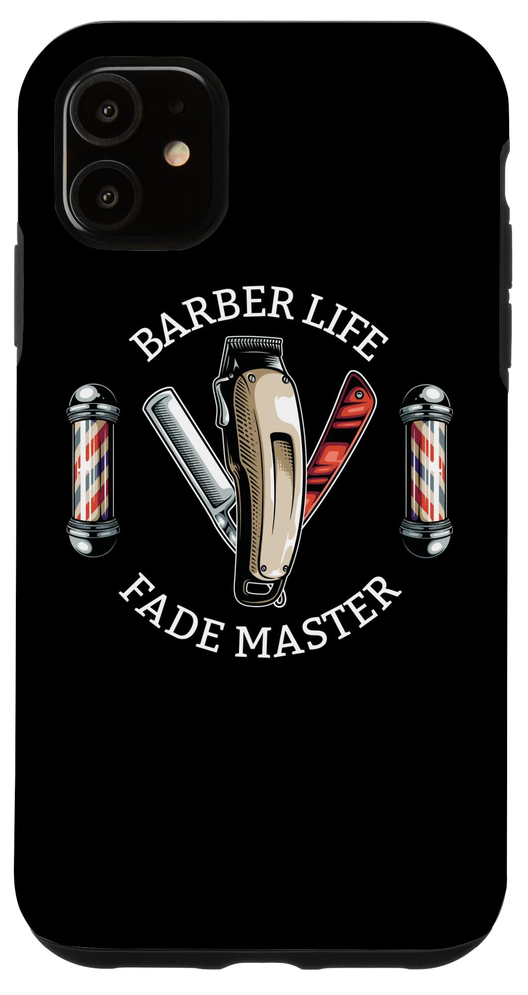 Funny iPhone 11 Barber Gift Case - Unique Slogan Phone Cover for Men & Women - Perfect for Hairdressers, Barbershop Lovers & Humor Gifts