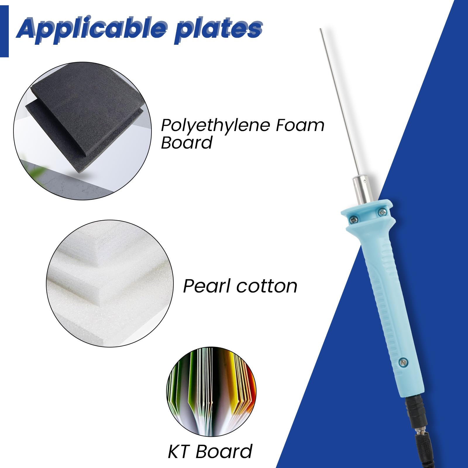 18W/24W Electric Foam Cutter Pen with Adapter - Professional Styrofoam Cutting Tool for Model Making, DIY Crafts, and Handicrafts - Perfect for Foam Board, EPS, XPS Cutting (10cm Blade)