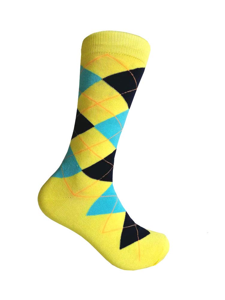 Men's Argyle Dress Socks for Groomsmen - Wedding, Party & Formal Event Collection - Perfect for Weddings, Galas and Special Occasions