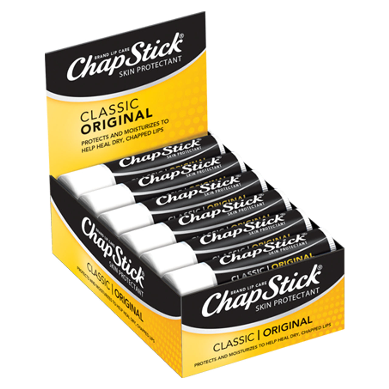 ChapStick Classic Original Lip Balm 0.15 oz (12 Pack) - Moisturizing Lip Care for Dry, Chapped Lips - Perfect for Winter, Outdoor Activities & Daily Use