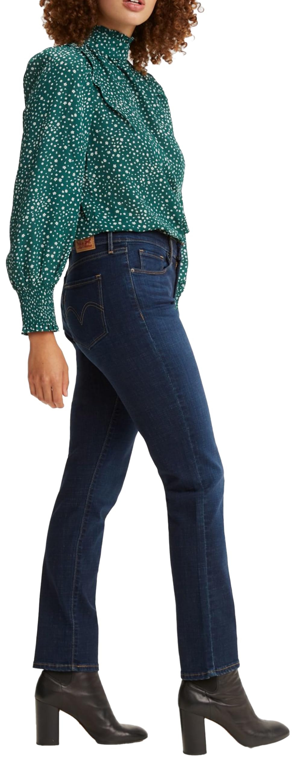 Levi's Women's Classic Straight Jeans - Comfortable Mid Rise Denim Pants for Casual Wear & Everyday Outfits