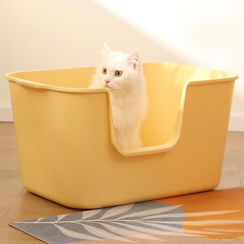 Extra Large Cat Litter Box with High Sides - 24.6