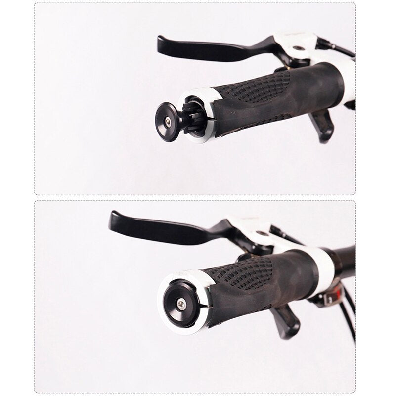 **Aluminum Alloy Bike Handlebar End Plugs - Durable Cycling Grips for Road & Mountain Bikes - Perfect for Safety & Comfort on Long Rides**