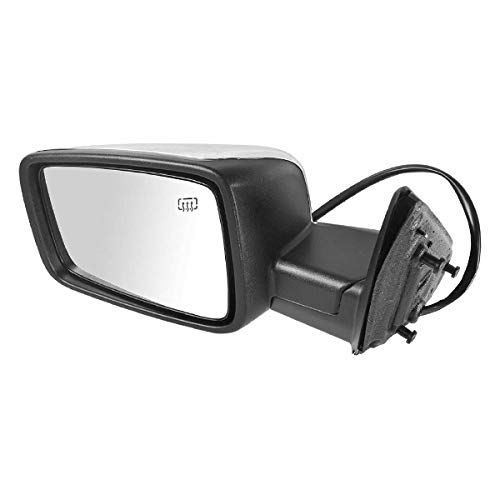 2009-2012 Ram Truck Power Heated Chrome Side Mirror with Turn Signal & Puddle Lamp - Driver Side Replacement for Enhanced Visibility & Safety - Perfect for Night Driving, Off-Roading & Winter Conditions