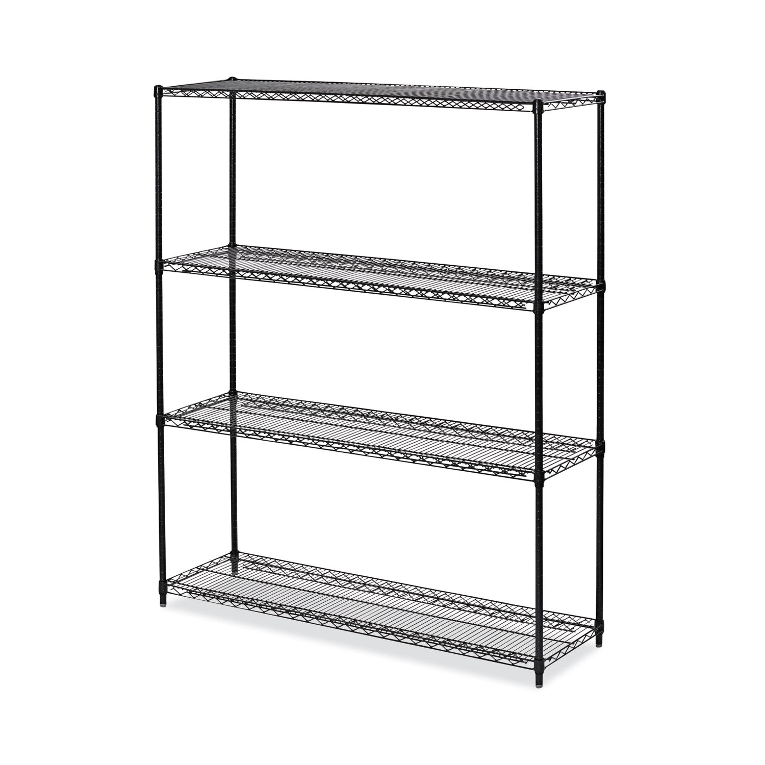 Alera® All Purpose Wire Shelving Starter Kit - 4 Shelf, 60