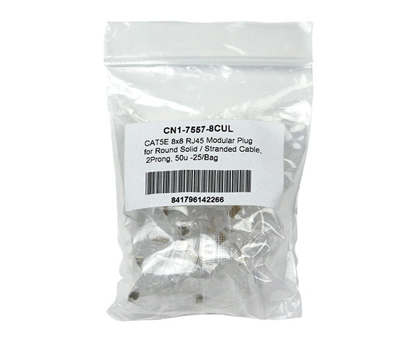 CAT5E RJ45 Connector - OD Under 6.5mm for Ethernet Networking | High-Speed Internet, Office & Home Use