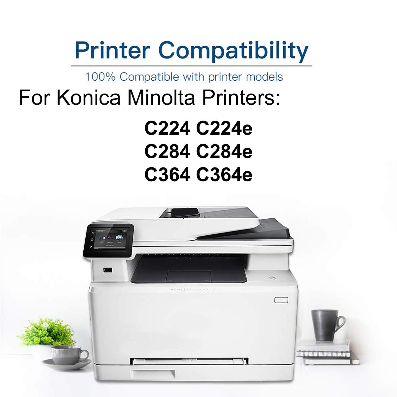 3-Pack High Capacity TN321 A33K430 A33K230 A33K330 Compatible Toner Cartridge for Konica Minolta BizHub C224 C224e C284 C284e C364 C364e Laser Printer - Perfect for Office & Business Printing Needs