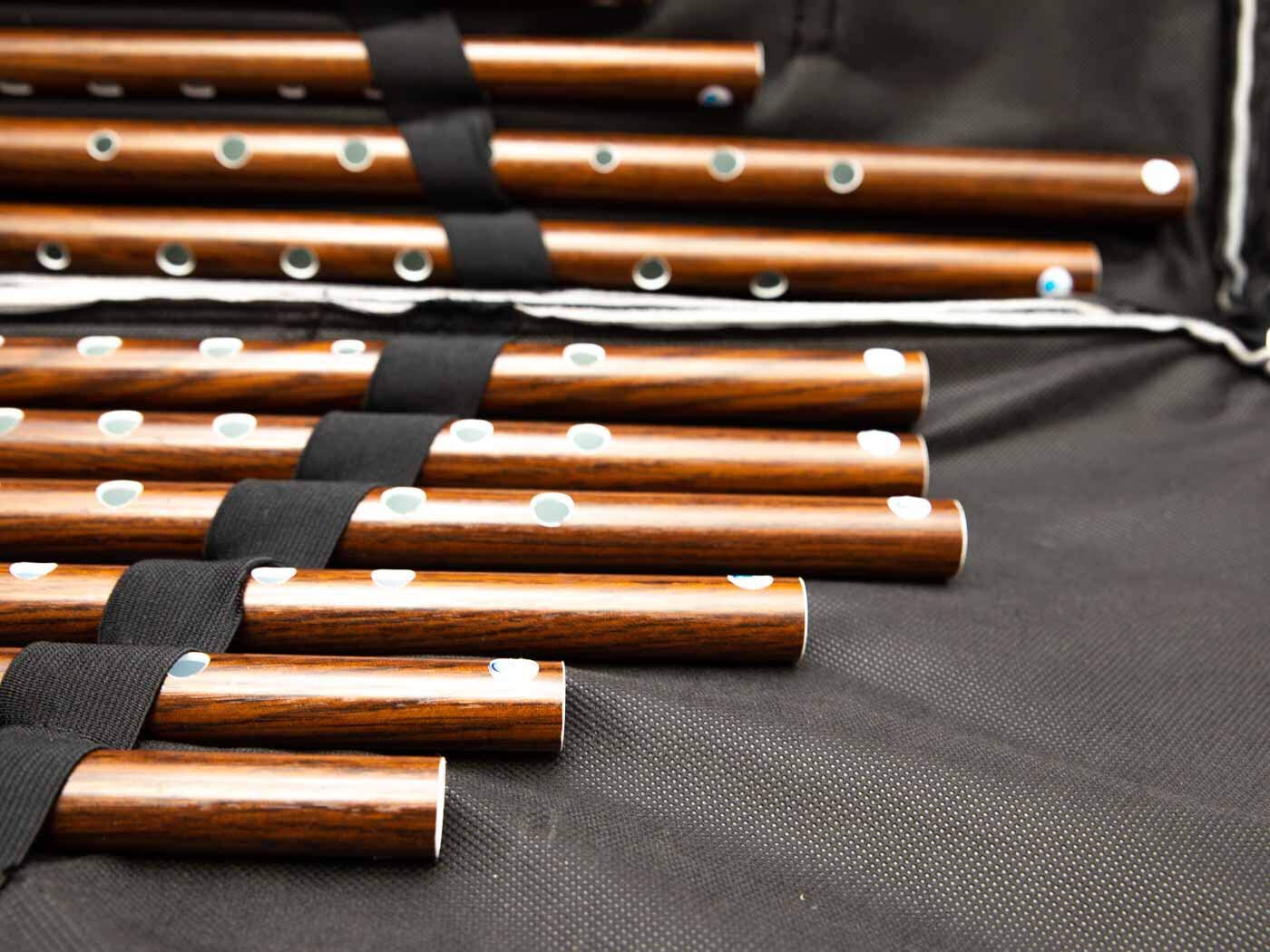 Turkish Kaval Shepherd Flute - 13 Hole Professional PVC Plastic Flute Set with Soft Carrying Case | Perfect for Folk Music, Traditional Performances & Outdoor Shepherd Playing