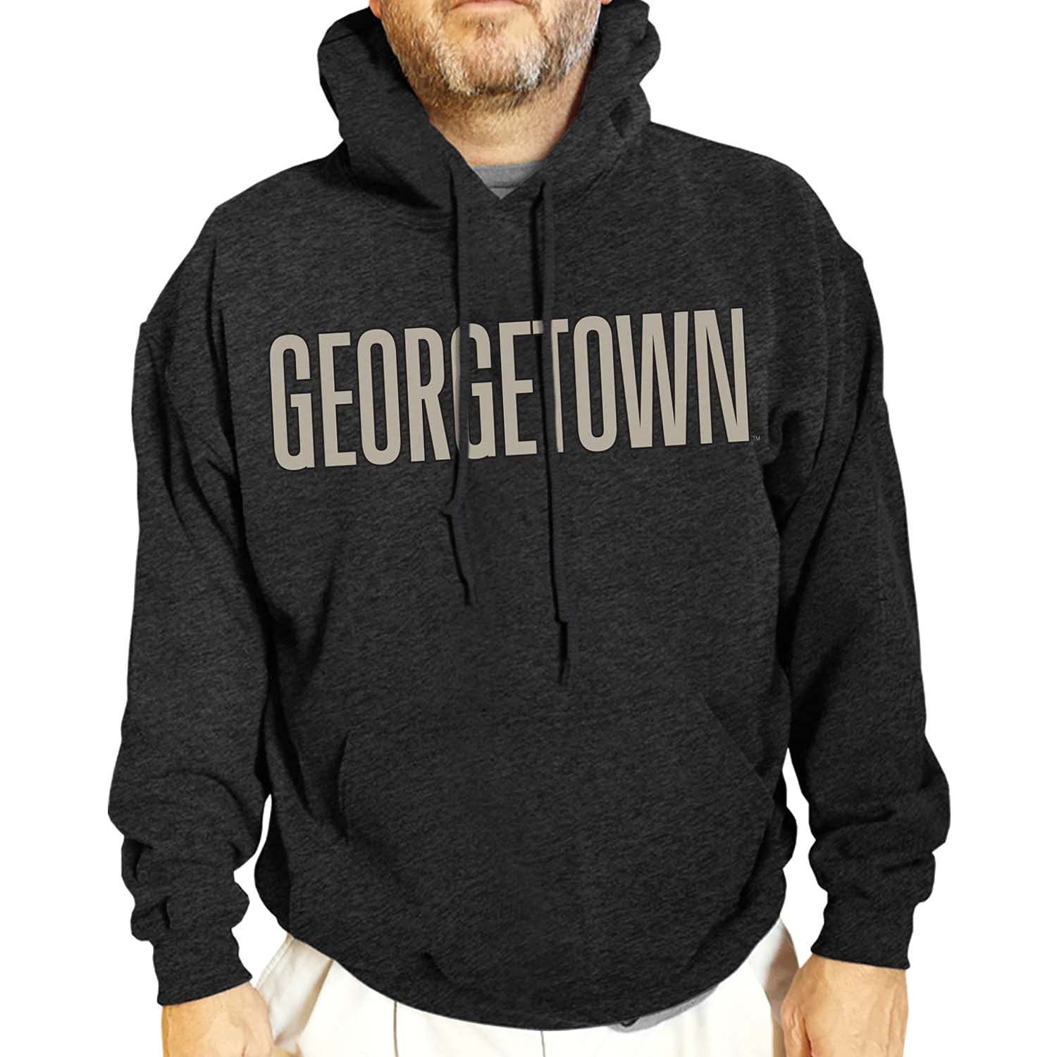 NCAA Cotton Blend Charcoal Hooded Sweatshirt for Adults - Soft Ringspun Fabric, Comfortable & Stylish - Perfect for Game Day, Casual Wear & College Spirit