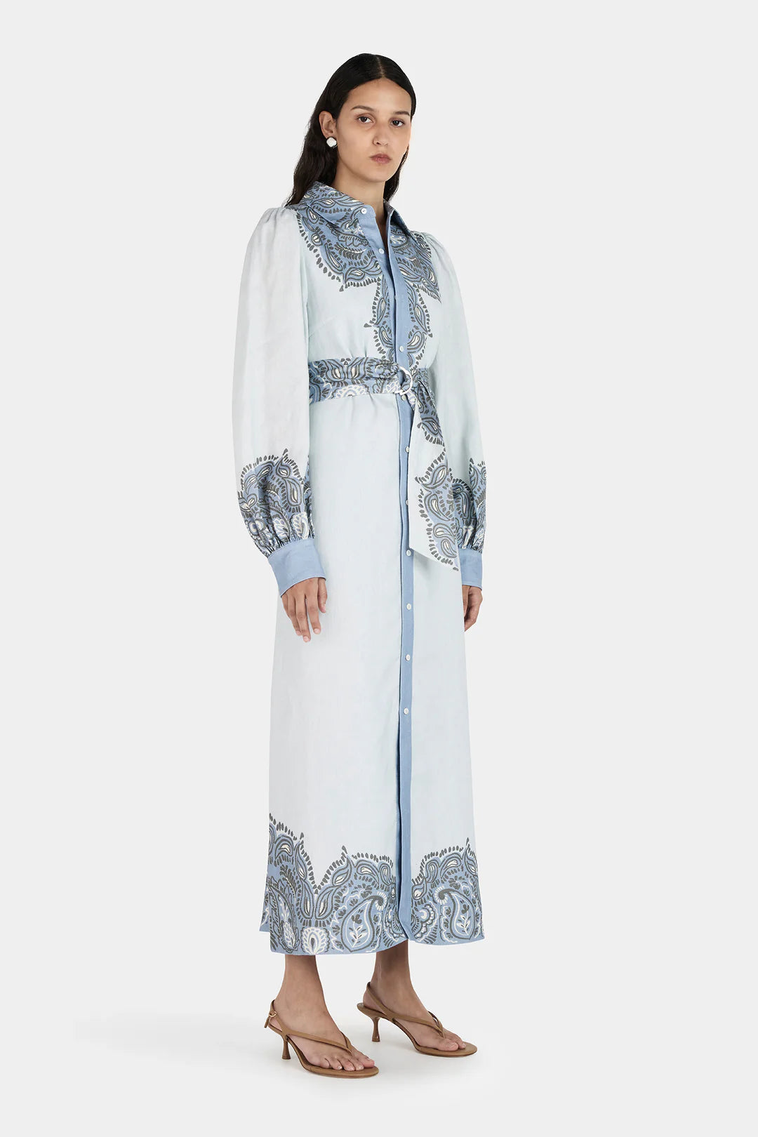 ESME Women's Bluebird Shirt Dress - Casual & Elegant Style for Work, Office, and Everyday Wear