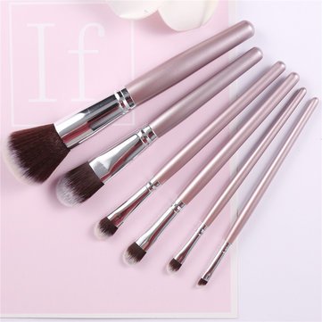 Professional 6-Piece Makeup Brush Set for Foundation, Blending, Lips, Liner & Eyeshadow - Perfect for Everyday Makeup & Professional Beauty Looks