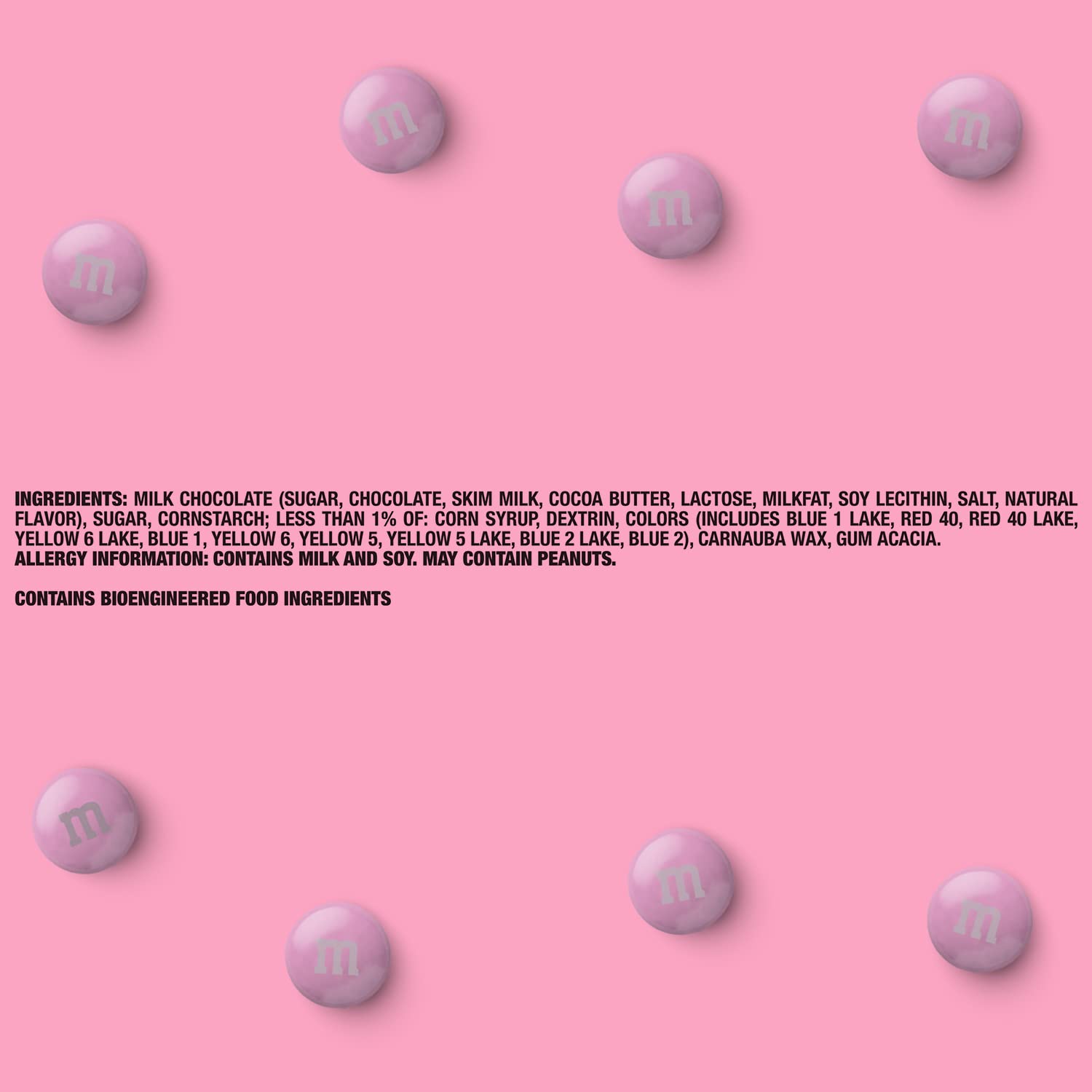 M&M’S Pink Milk Chocolate Candy, 5lbs Bulk Resealable Bag - Perfect for Candy Buffets, Birthday Parties, Baby Showers, Gender Reveals, Dessert Tables & DIY Party Favors - Great for It's a Girl Celebrations, Office Treats and Holiday Gift Baskets