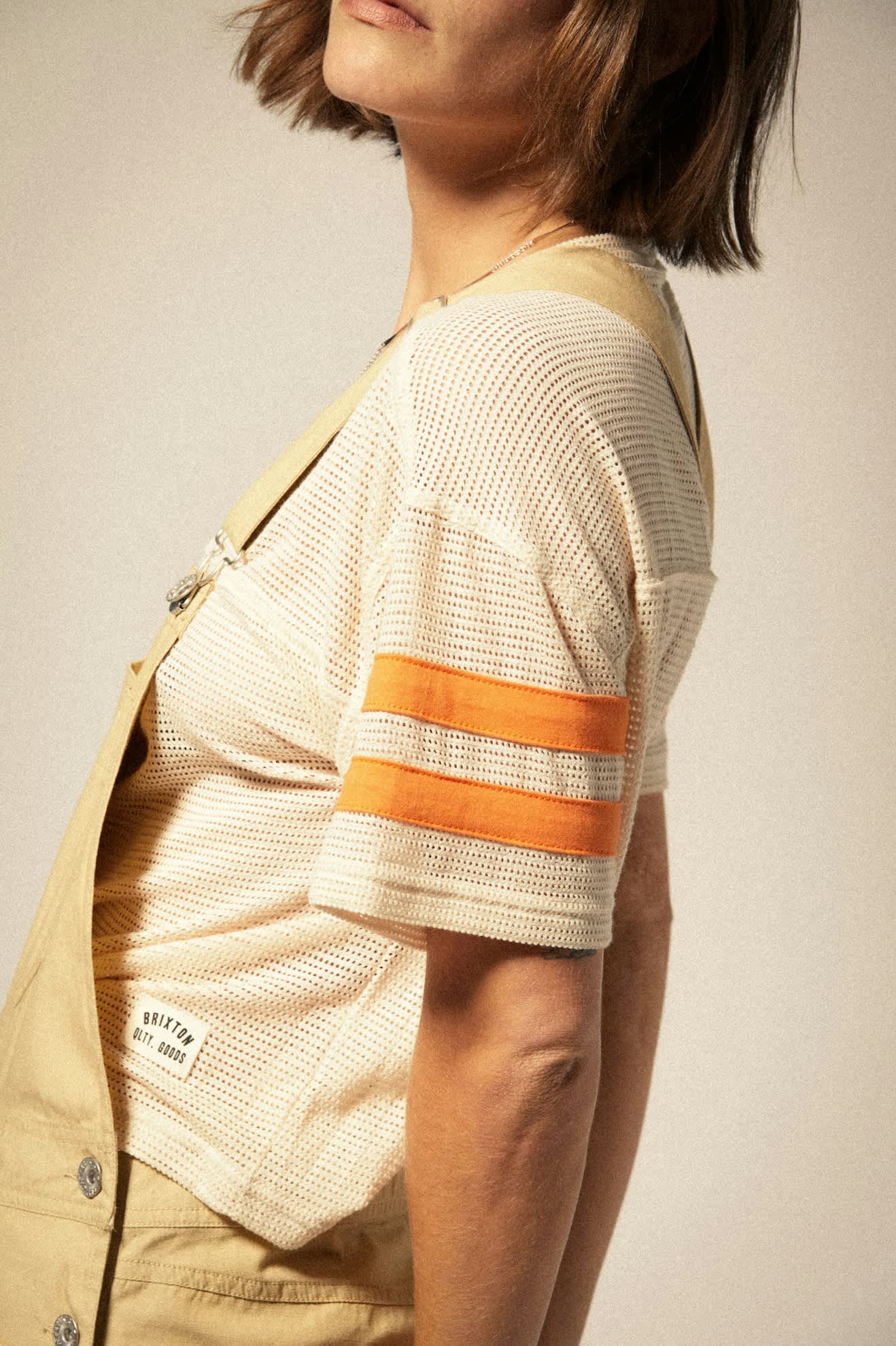 Varsity Football Mesh T-Shirt for Men - Breathable & Lightweight Whitecap Jersey - Perfect for Football Games, Training & Casual Wear