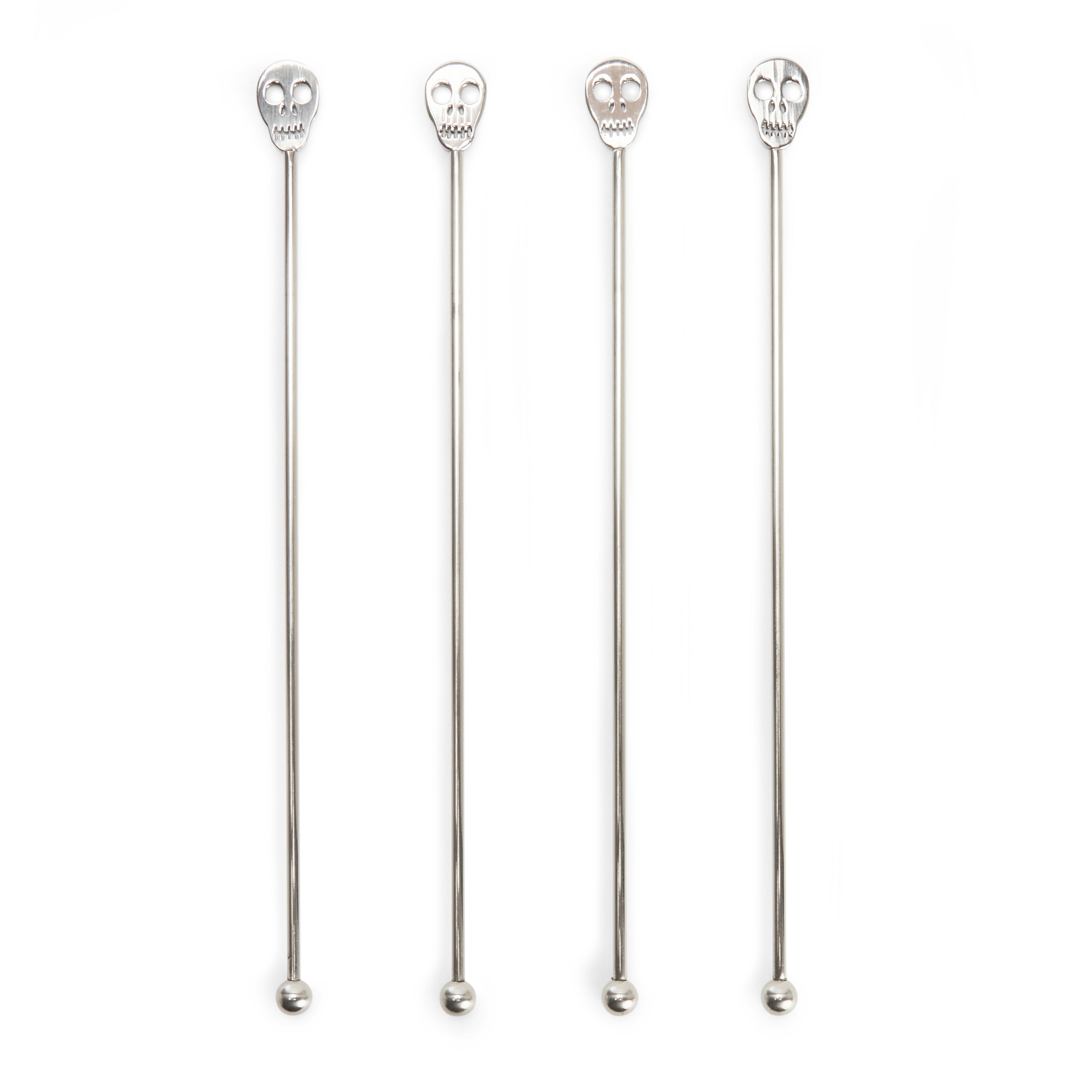 Premium Stainless Steel Cocktail Stirrers - 12-Piece Bar Mixing Set for Martinis, Mojitos & More - Perfect for Home Bars, Parties & Professional Bartenders
